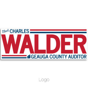 Chuck Walder for Geauga County Auditor logo.