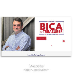 Joe Bica for Portage County Treasurer website.