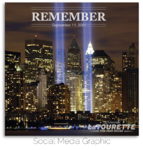 LaTourette for Ohio 9/11 social media graphic.